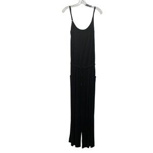 Twenty Ten Womens Sleeveless Jumpsuit Scoop Neck Black Size Small